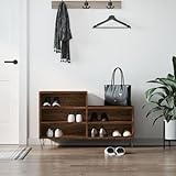 Hecho de madera contrachapada, el mueble zapatero es fácil de limpiar.Amplio espacio de almacenaje: El zapatero tiene 5 compartimentos, que proporcionan amplio espacio de almacenamiento para mantener los zapatos y otros objetos bien organizados.Superficie robusta: La superficie de este armario zapatero es ideal para colocar objetos decorativos, fotos o plantas.Patas de metal: Las patas de metal le dan un estilo moderno y tranquilo a la casa mientras garantizan su estabilidad.