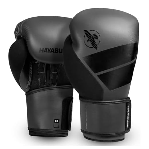 Hayabusa S4 Boxing Gloves for Men and Women - Charcoal, 16 oz