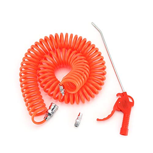Liobaba Plastic Handle Angled Bent Nozzle Air Duster Blow Gun Cleaner Air Blower
