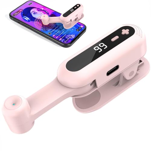 Auto Clicker for iPhone iPad Android Built-in Battery with Strong Battery Life Hands-Free Silent Operation Handy, Auto Tapper for Tiktok Live，Gaming,Likes & Reward Tasks (White)