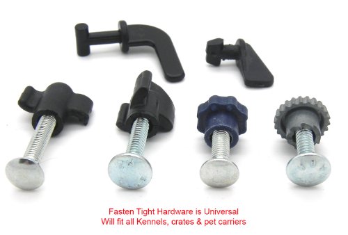 Fasten Tight Kennel Hardware - Silver 8 Pack + 4 Pack (12 Total) #TOP2