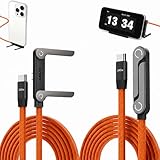 3. DESIGN LATÉRAL ET PLIABLE : La tête de charge latérale unique réduit la tension sur le port de votre appareil. Sa structure pliable et tressée assure une durabilité exceptionnelle, résistant à plus de 10 000 flexions pour une utilisation intensive.