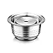 Stainless Steel Metal Coffee Capsule Compatible for Nespresso Vertuoline Pod Holder Vertuolline GCA1 (Upgraded Version BIG SIZE)