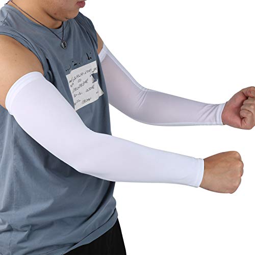 01 Manga de braço com proteção UV, manga de braço de ciclismo para esportes de verão (M)