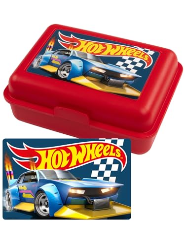 United Labels Hot Wheels - Fiambrera con divisor, color rojo