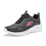 Skechers Sport Women's New Horizon Fashion Sneaker,Black,8 M US