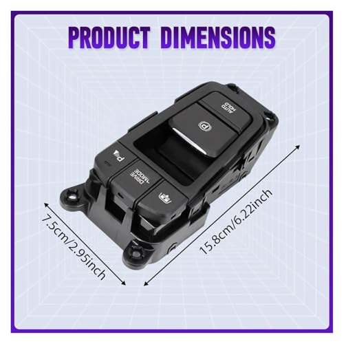 Botón de freno de mano electrónico para reparar Hyundai Sonata LF 15-16 reemplazo OEM 2