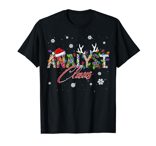 Analista Claus Family Matching Group Ugly Christmas Sweater Maglietta