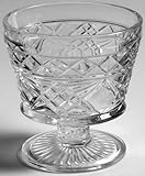 Big Top Vintage Peanut Butter Sherbet Glass, Vintage 50's Diamond Design Footed Glasses