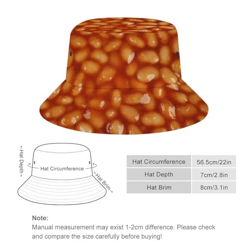Image of Food Golden Corn Bucket Hats Unisex Washed Cotton Lightweight Outdoor Summer Beach Sun Hats Men Women Bucket Hat for Travel
