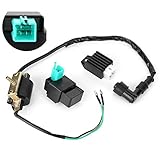 Yctze Zündspule + CDI-Einheit + Spannungsregler Passend für PIT Quad Dirt Bike ATV 90cc 110cc 125cc Kfz-Zündspulenpakete + Zündung & Zündungswerkzeug/Zündspulen