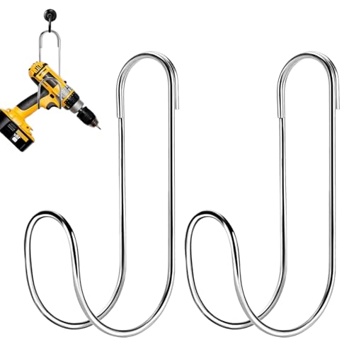 Ahuuen Gartenschlauchhalter - Aufbewahrungsset Für Wasserschläuche 2er-Set - Edelstahl Gartenschlauchhalter Mit Haken Für Garage Garten & Stall Außenbereich Aufbewahrung