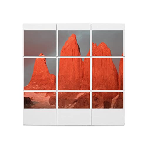 Carreaux céramique décoratifs paysage de montagne 60x60 cm tableau d'art