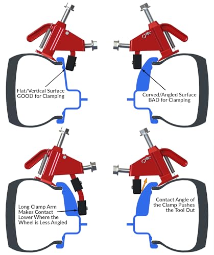 Image of BeadBuster Extended Clamp Arm for XB-450i - for Automotive Contoured Wheels