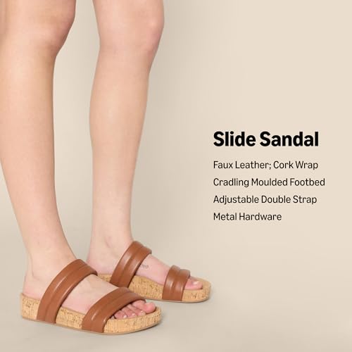Amazon Essentials Women's Slide Cork Sandals2