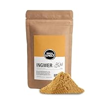 Spicy Welt Ingwer Gemahlen (250g) – Ingwerpulver | für Tee, Currys & Gebäck | Frisch, Zitronig & Wärmend in Küche & Backstube | 100% Naturrein, Ohne Zusätze