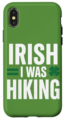Irish I Was Hiking �ʔ������p�g���b�N�f�[ �A�E�g�h�A�M�t�g �X�}�z�P�[�X iPhone X/XS �p