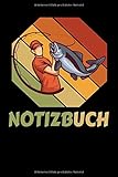  Notizbuch: 120 Seiten gepunktet dot grid blanko Planer Notizbuch als Geschenk für Angler und Fischer