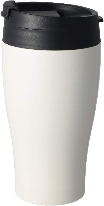 ドウシシャ タンブラー ふた付き コンビニマグ ダイレクトタイプ 真空断熱 直接ドリップ 360ml ホワイト CBCT400WH