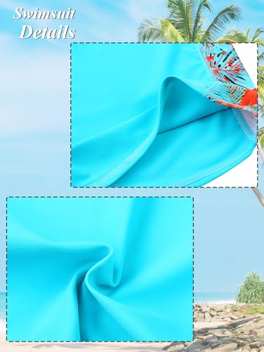 Image of BAOHULU Girls Rash Guard Swimsuit 2 Pieces Long Sleeve Bathing Suit UPF 50+ Quick Dry Beach Swimwear Size 3-14 Years