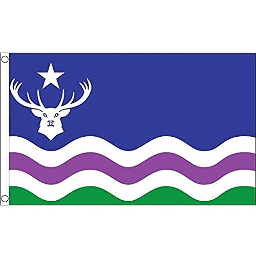 AZ FLAG - Drapeau Parc national d'Exmoor - 150x90 cm - Drapeau D'Exmoor 100% Polyester Avec Oeillets Métalliques Intégrés - Pavillon 110 g