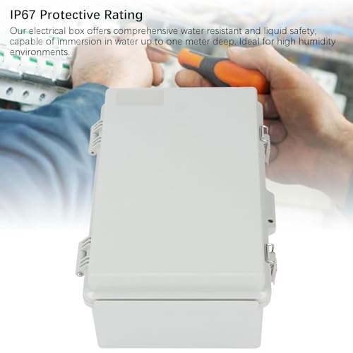 Boîte de jonction électrique extérieure étanche IP67 boîtier plastique ABS AUNMAS