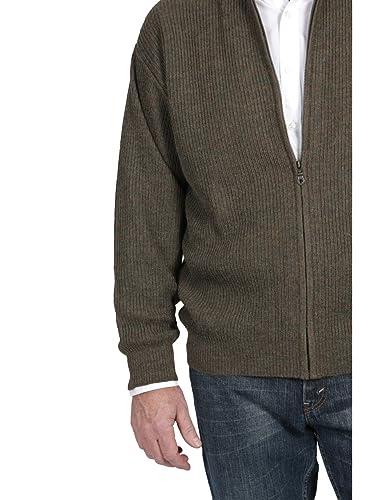 Men's 21st Century Zip Up Cardigan Lightweight Luxury with Exceptional Warmth in 100% Alpaca Wool2