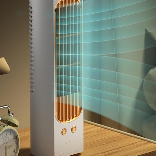 Ventilateur tour silencieux petit ventilateur de sol rechargeable USB - 5