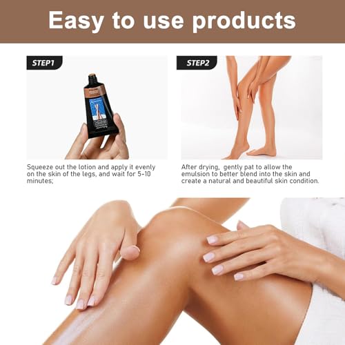 Körper Bein Make Up Wasserfest, Body Coverage Perfector Für Beine, Tattoo Make Up Cover, Tattoo-Abdeckung Für Bein- Und Körper, Leicht Aufzutragen, Volldeckender Concealer,40ml (#02)