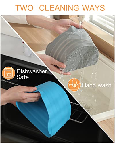 Upgrade Slow Cooker Liners Fit For Crockpot & Hamilton Beach, Reusable Silicone Crock Pot Liner Insert Fits 6-8 Quart Oval Slow Cooker, Leakproof, Bpa Free, Handwash, Dishwasher Safe, 2Pcs #TOP4