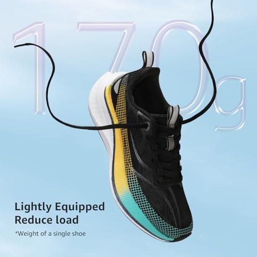 STQ Running Shoes Women Road Tennis Sneakers Workout Walking Fitness Athletic Sport Arch Support Carbon Plate Non Slip Supportive Cushioned Ladies Cross Training Shoe 5