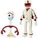 Disney Pixar Toy Story Forky & Duke Caboom Figures, 4.3" & 5.9"