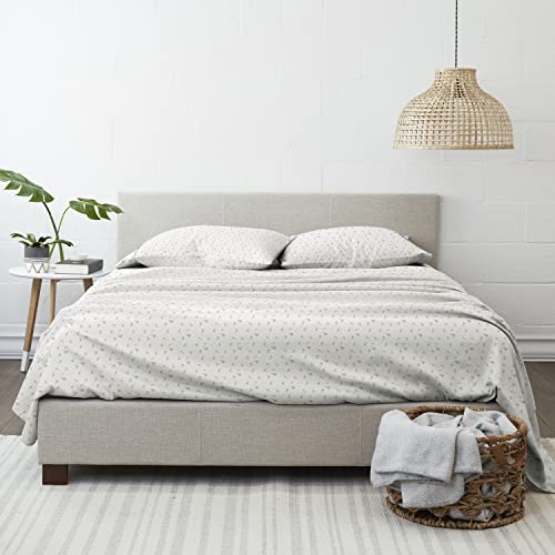 Linen Market 4 Piece Sheet Set Patterned, Queen, Soft Floral Pink #TOP1