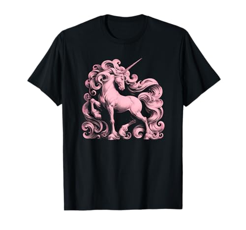 Licorne Vintage Graphic Girls Women T-Shirt