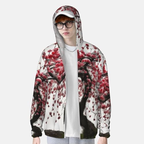 Chaqueta con protección solar UPF 50+ manga larga con capucha miniatura 3