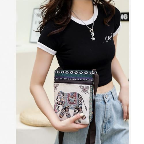 Square Ethnic Style Durable Large Capacity Crossbody Bag Embroidery Shoulder Bags Women4