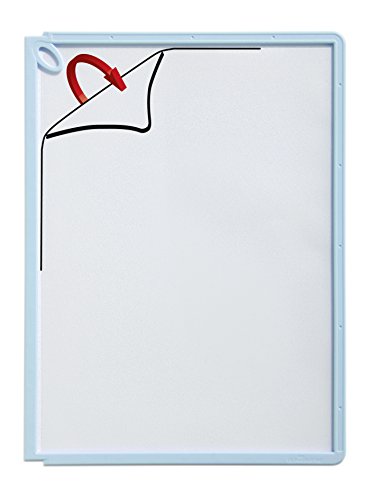 Durable Antibakterielle Sichttafel A4, 5 Stück, blau, 591306