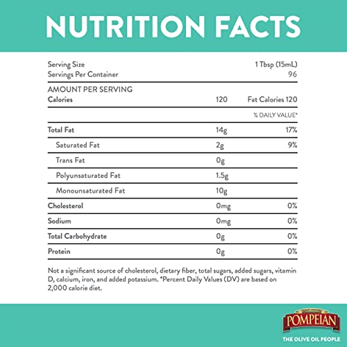 Pompeian 110156 Usda Organic Robust Extra Virgin Olive Oil, First Cold Pressed thumb #6