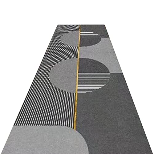 LXLZYXSF Alfombra Cocina Pasillo Gris Bajo Techo, En Exteriores Alfombra, Antideslizante (Antideslizante) Alfombra De Corredor para Puerta Entrada Cocina Cuarto De Lavado Dormitorio, Lavable Cover