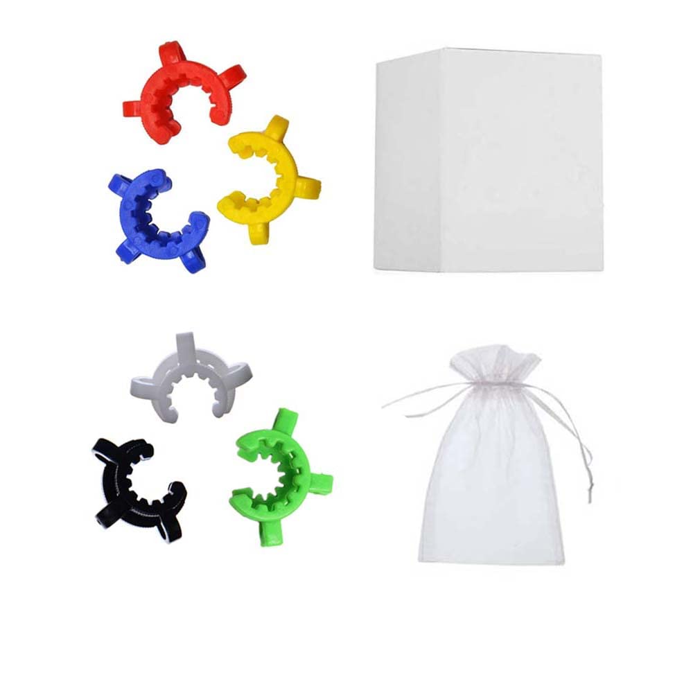 Ream Keck Clips 10MM 14MM/19MM Multiple Colors Pack of 6
