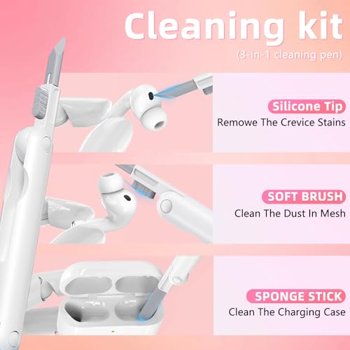 Image of for AirPods Pro 3 Case 2025 with Safety Lock,Glitter Pink
