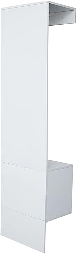 Miniatura 4 de Armario abierto de pared con 1 puerta armarios de dormitorio con barra colgante y cajones inferiores 205 pulgadas de ancho x 138 pulgadas de