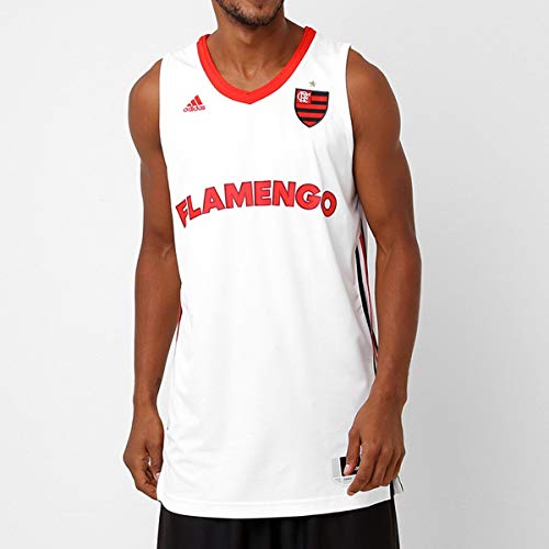 Camisa Adidas Flamengo Regata Basquete Oficial Parão Nba