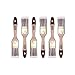 Hardy Working Tools Flachpinsel-Set 6-teilig, 6 Stück – 35 mm Breite, Malerpinsel Set mit Holzgriff, Lackpinsel Serie *45*, 6PCS, Pinselset A0205-450615