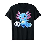 Funny Kawaii Axolotl Soccer T-Shirt