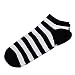 Y calcetín mujer 1 par zapatillas algodón corto rayas tobillo hombres calcetines cómodos calcetines Calcetín Navideño Colgar