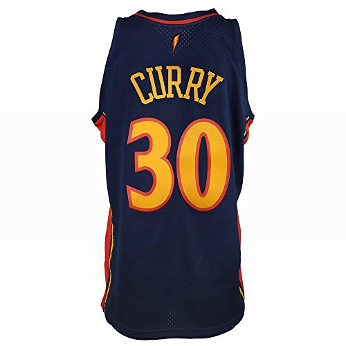 Mitchell & Ness NBA Swingman Road Jersey Warriors 09 Steph Curry Navy MD