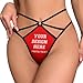 Custom thongs for Women Add Own Image And Text Design Personalized Fashion Sexy thong customized Soft comfort T-back elegant charming Underwear Panties gifts Medium Blue
