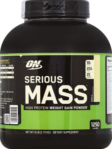 image for Optimum Nutrition Serious Mass, Weight Gainer Protein Powder, Mass Gai