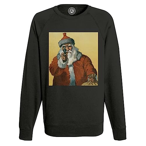 Sweat Père Noël Pistolet Humour : Votre Look Décontracté pour le Secret Santa